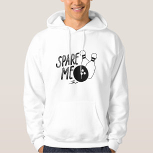 Drucken Sie Button mit Bowling Hoodie