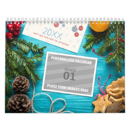 Drucken Sie das Foto für 2024 - Blank Kalender