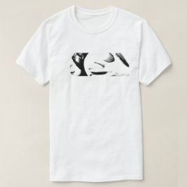 Drücken Sie den Hintern T - Shirt B&W nicht aus