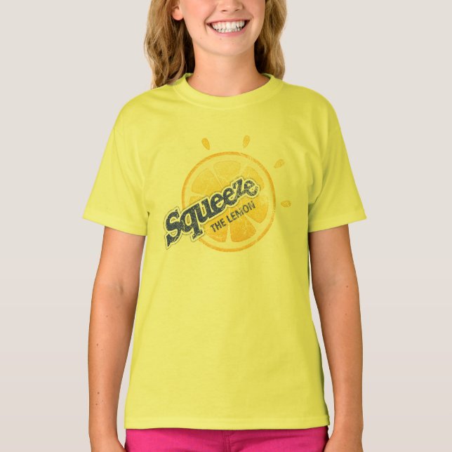 Drücken Sie die Zitrone zusammen T-Shirt (Vorderseite)