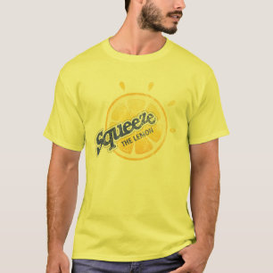 Drücken Sie die Zitrone zusammen T-Shirt