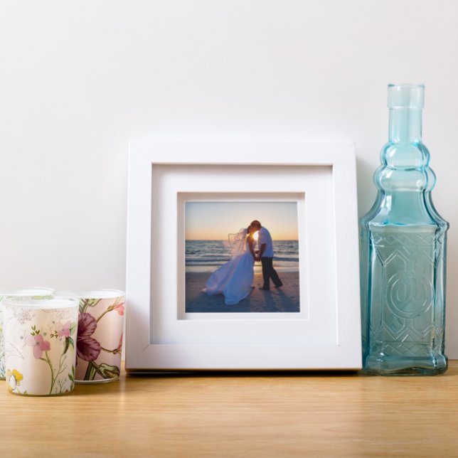 Drucken Sie ein 4x4 Quadratisches Foto (4x4 Wedding Print)