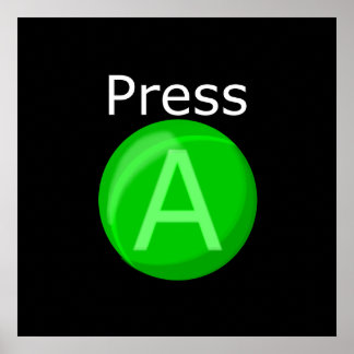 Drücken Sie ein Poster