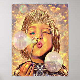 Drucken Sie einen Augenblick Poster