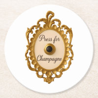 Drucken Sie für Champagne Bar Cart Veuve Untersetz