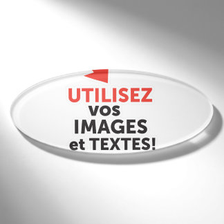 Drucken Sie Ihre Designs online auf Französisch Namenschild