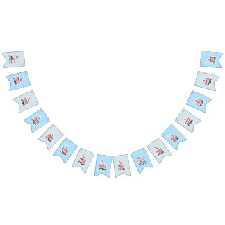 Drucken Sie Ihre Designs online auf Französisch Wimpelkette