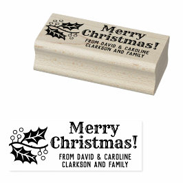 Drucken Sie Ihre eigene Weihnachtsgeschenk-Tag-Nac Gummistempel