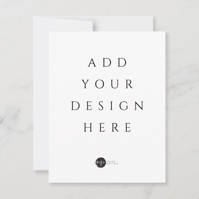 Drucken Sie Ihre Karte / Einladung in beliebiger G (Vorderseite)