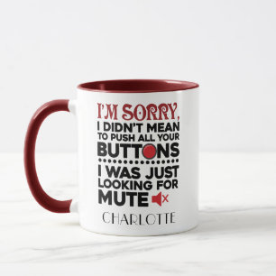 Drücken Sie Ihre Tasten Mama Holiday Gag Tasse