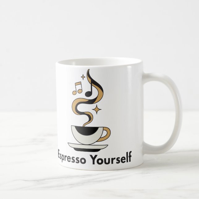 Drücken Sie sich selbst aus  Kaffeetasse (Rechts)