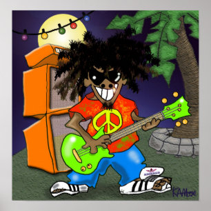 Drucken Sie "Tracht Prügel de Plank" - durch Kev Poster