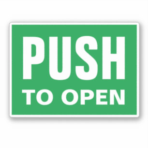 Drücken Sie zum Öffnen von Vinyl-Aufklebern für de Aufkleber