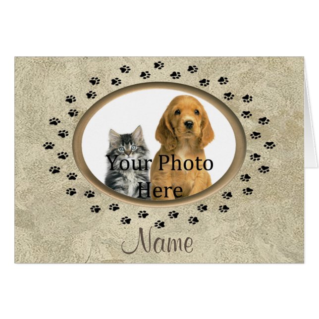 Drucken von Marbour-Look Hund oder Cat-Memorial ei (Vorderseite (Horizontal))