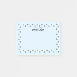 Drucken von Paw von der Schreibtisch Post-it Klebezettel