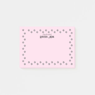 Drucken von Paw von der Schreibtisch Post-it Klebezettel