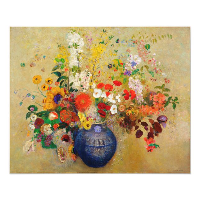 Drucken von Vintagen Blume Fotodruck (Vorne)