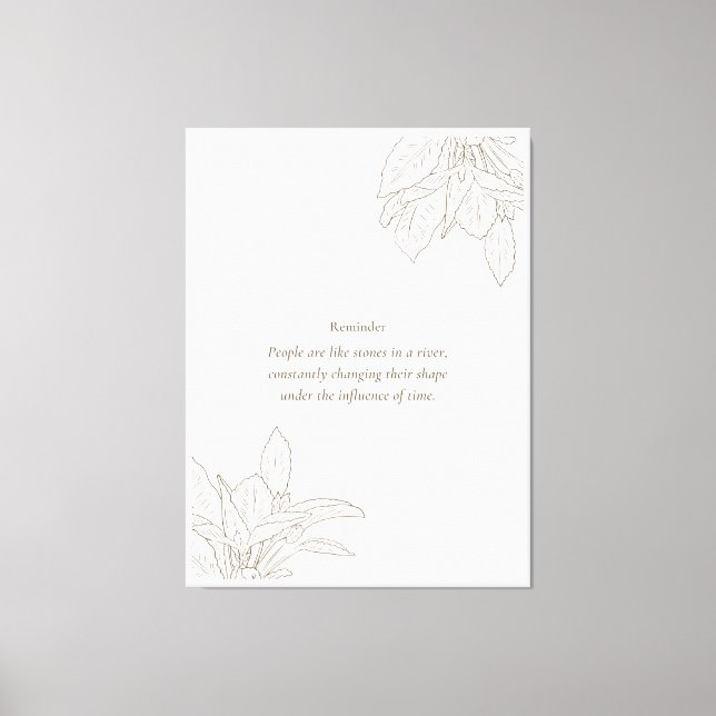 Drucken, Werteplakatpapier (Matte) Leinwanddruck (Vorderseite)