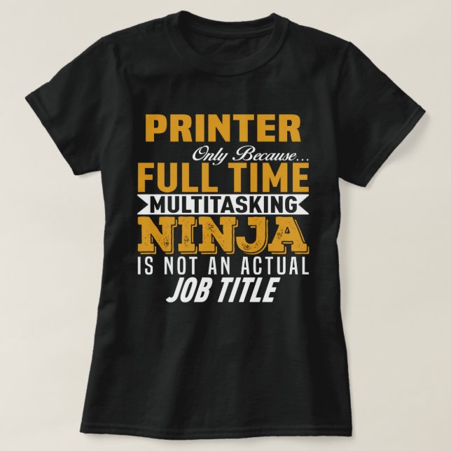 Drucker T-Shirt (Design vorne)