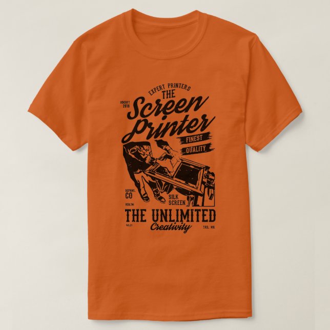 Drucker T-Shirt (Design vorne)