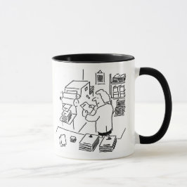 Druckerarbeitnehmer oder Druckerdrucker Tasse
