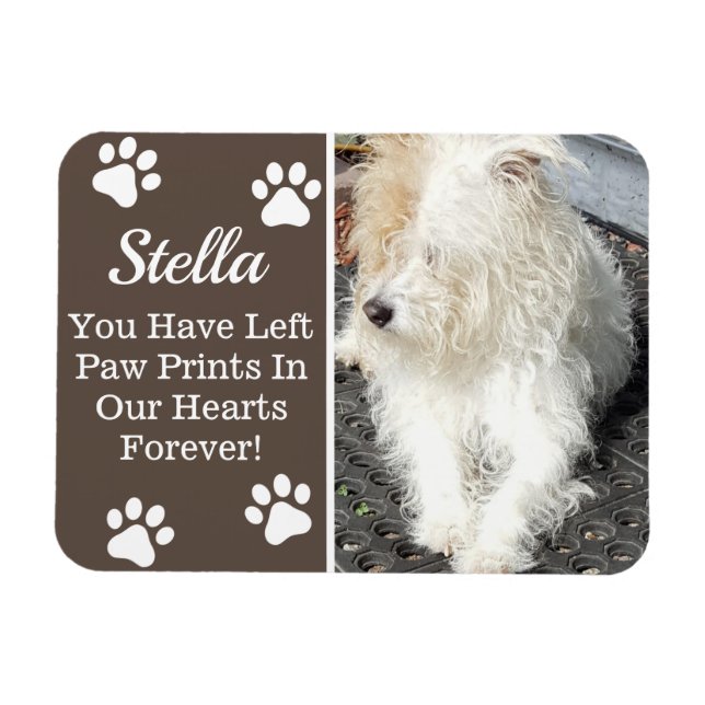 Druckereien in unserem Herzen, Verlust von Haustie Magnet (Horizontal)