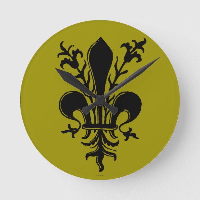 Druckergerät, 1514 runde wanduhr (Vorderseite)