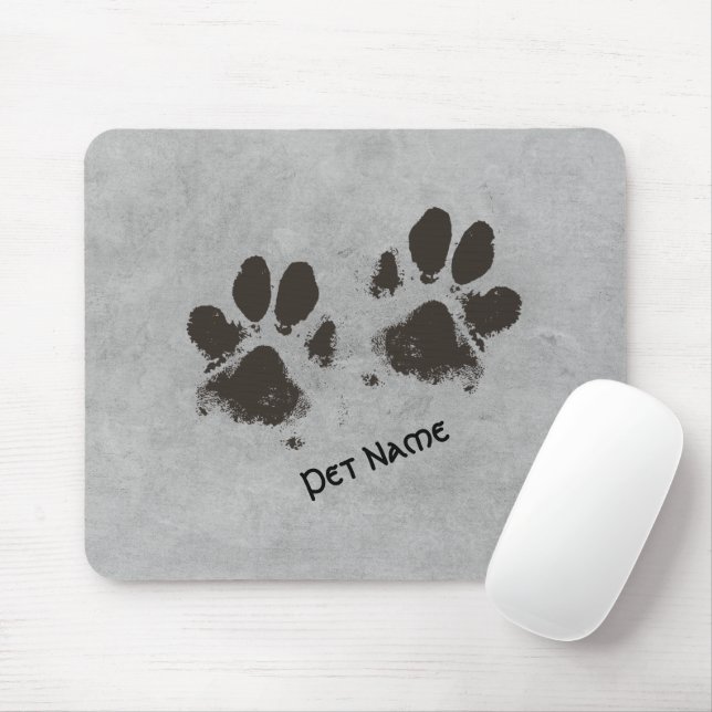 Druckfarben auf Beton Personalisiert Mousepad (Mit Mouse)