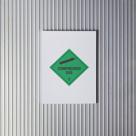 Druckgas-2-Siegel Aufkleber