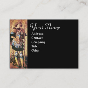 DRUCKGEOREN UND DRAGON-Monogramm Visitenkarte