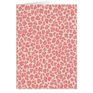 Druckgeschenke aus Rosa und Creme Leopard