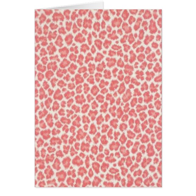 Druckgeschenke aus Rosa und Creme Leopard (Vorne)