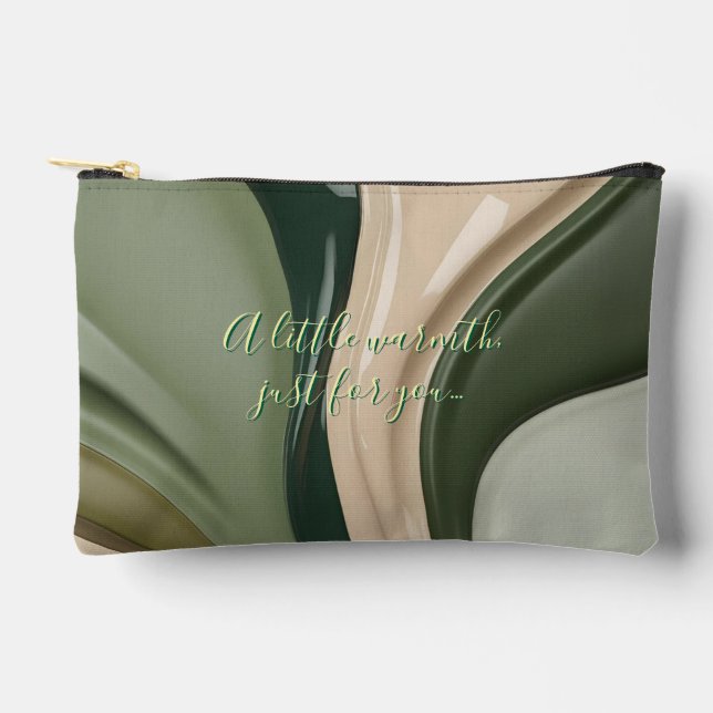 Druckgeschraubtasche in stylischer Grafik Zubehörtasche (Vorderseite)