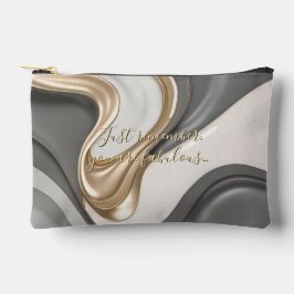 Druckgeschraubtasche in stylischer Grafik Zubehörtasche