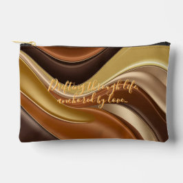 Druckgeschraubtasche in stylischer Grafik Zubehörtasche