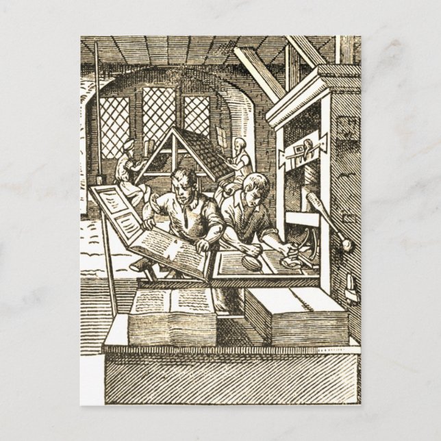 ‚Druckhaus‘ Postkarte (Vorderseite)