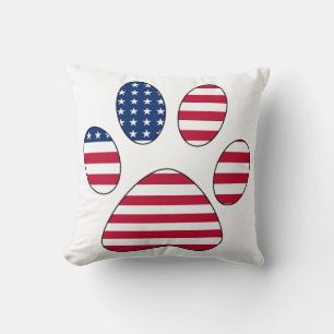 Druckkissen aus amerikanischer Flagge Kissen