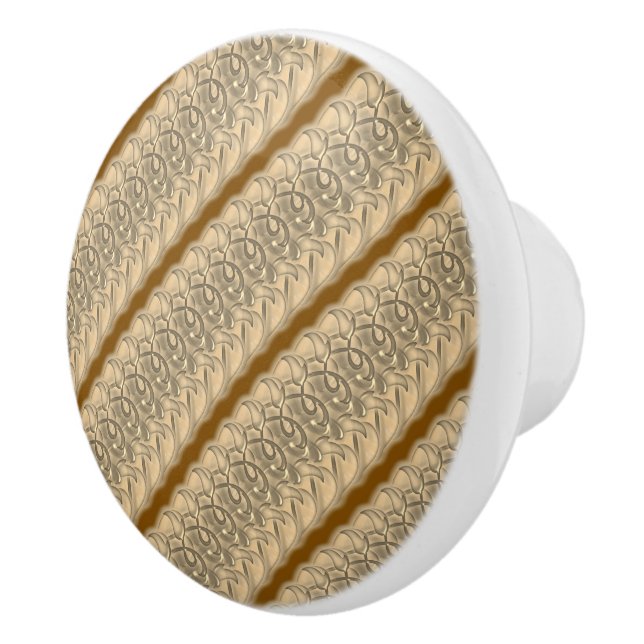 Druckknopf - 3D-Bauweise Keramikknauf (Rechts)