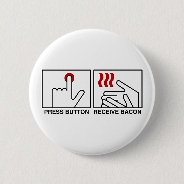 DRUCKKNOPF ERHALTEN BACON Taste Button (Vorderseite)