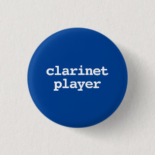 Druckknopf für Klarinettenspieler Button