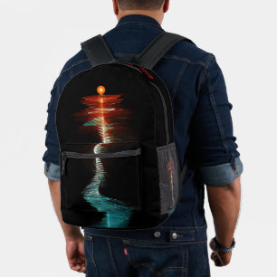 Druckknopfbeutel Bedruckter Rucksack