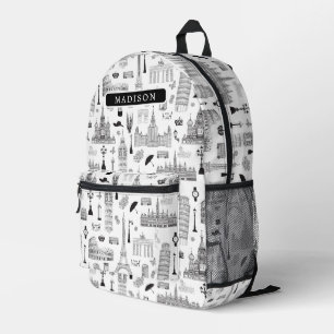 Druckknopfbeutel Bedruckter Rucksack