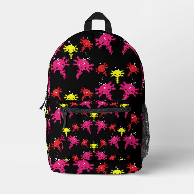 Druckknopfbeutel Bedruckter Rucksack (Vorderseite)