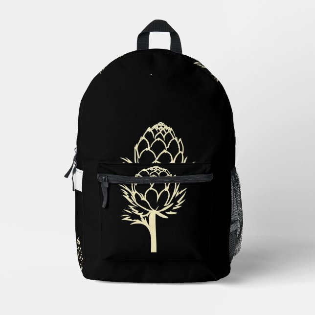 Druckknopfbeutel Bedruckter Rucksack (Vorderseite)
