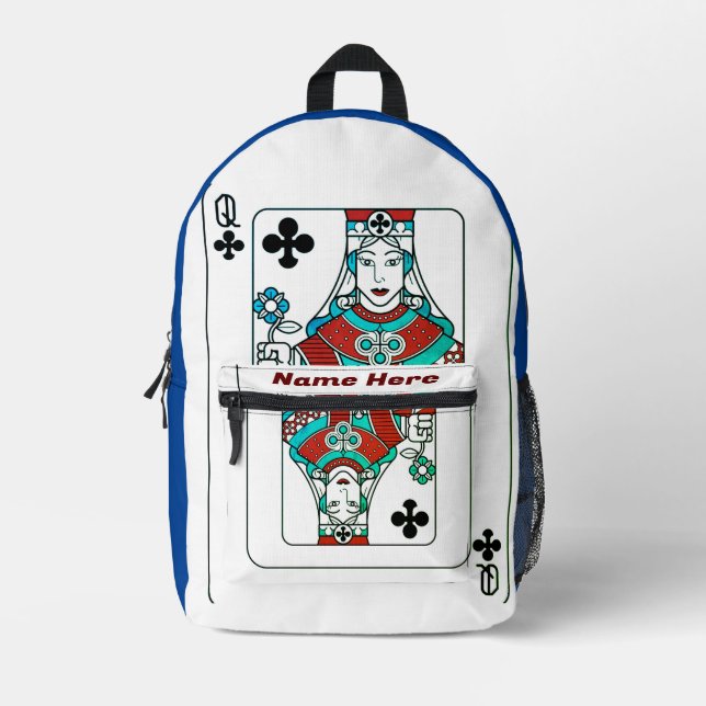 Druckknopfbeutel Bedruckter Rucksack (Vorderseite)