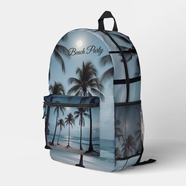 Druckknopfbeutel Bedruckter Rucksack (Rückseitige Ecke Rechts)