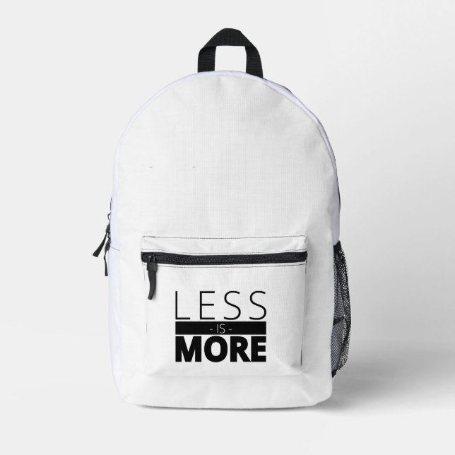 Druckknopfbeutel Bedruckter Rucksack (Vorderseite)