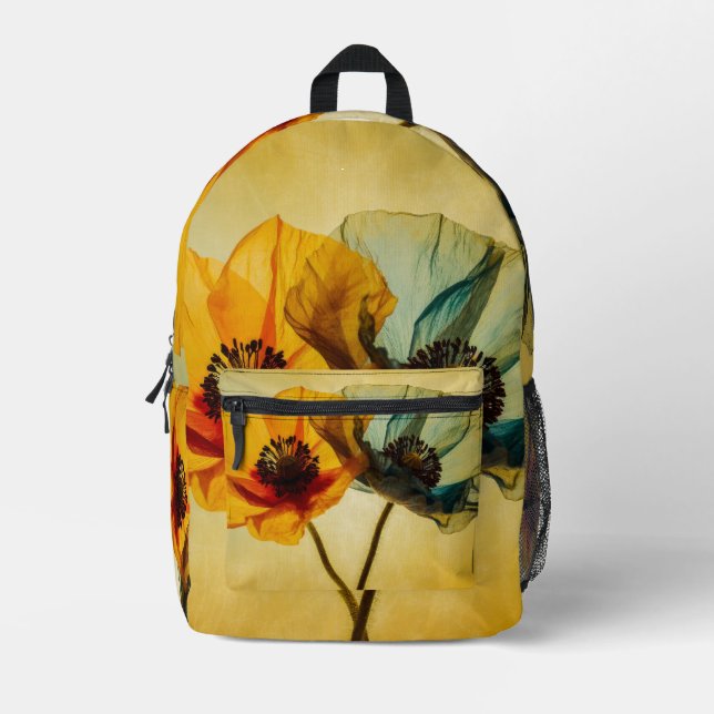 Druckknopfbeutel Bedruckter Rucksack (Vorderseite)