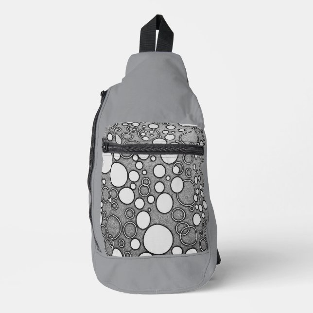 Druckknopfbeutel Crossbody Bag (Vorderseite)