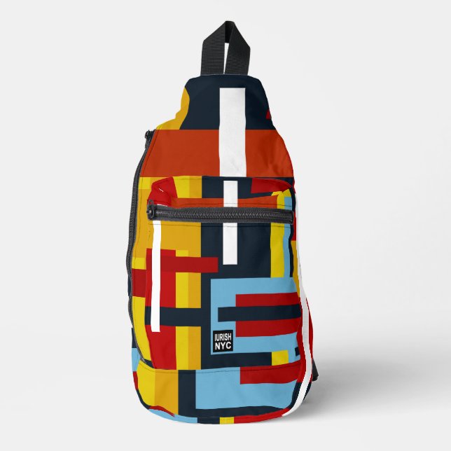 Druckknopfbeutel Crossbody Bag (Vorderseite)